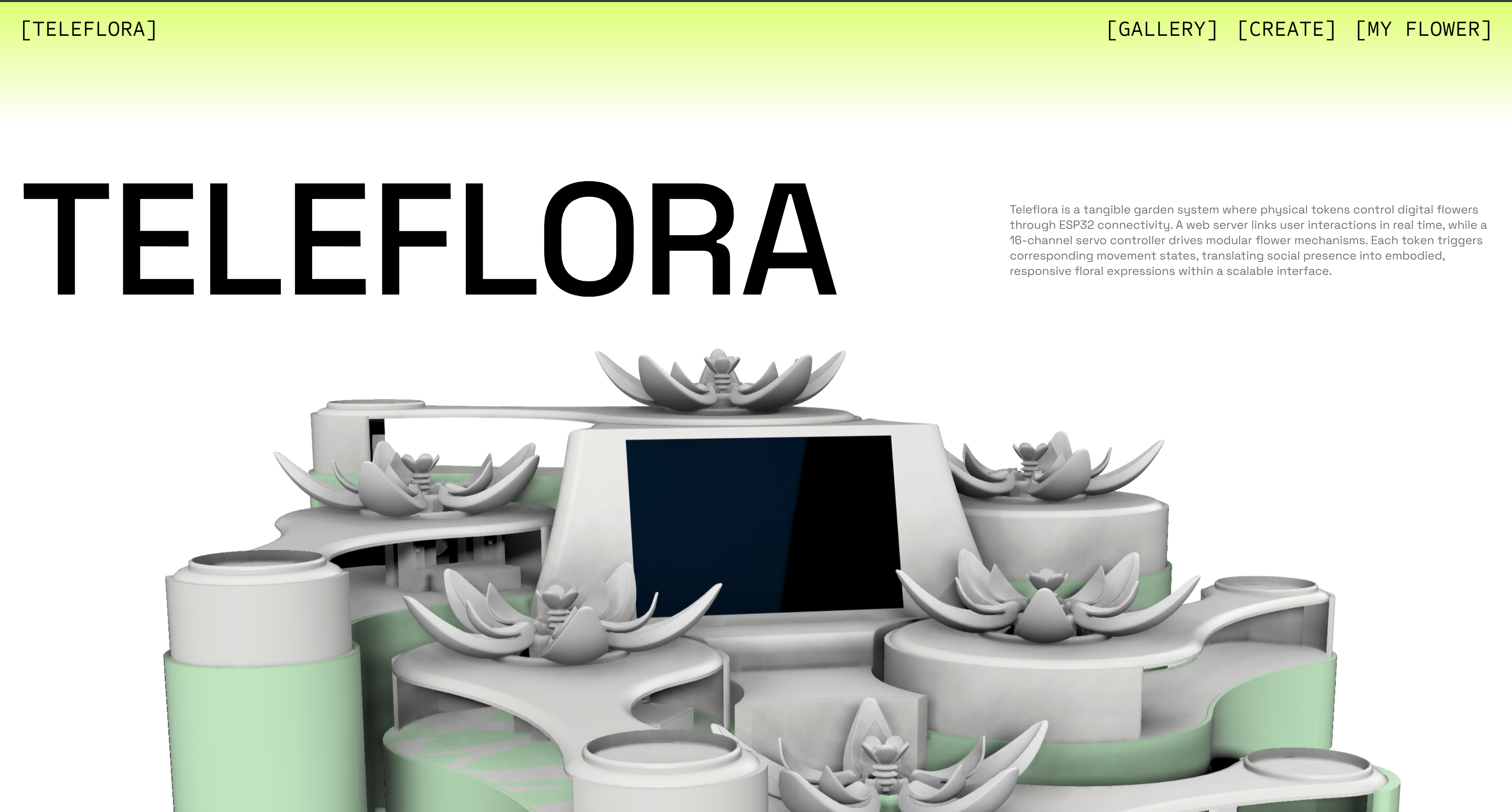 Teleflora web interface image 1