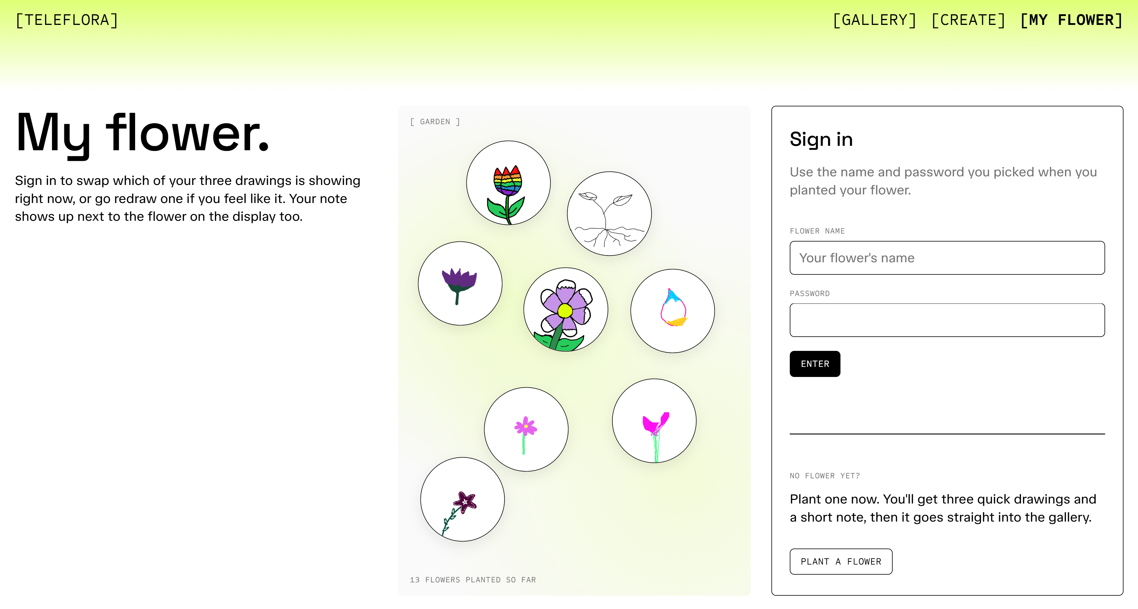Teleflora web interface image 4