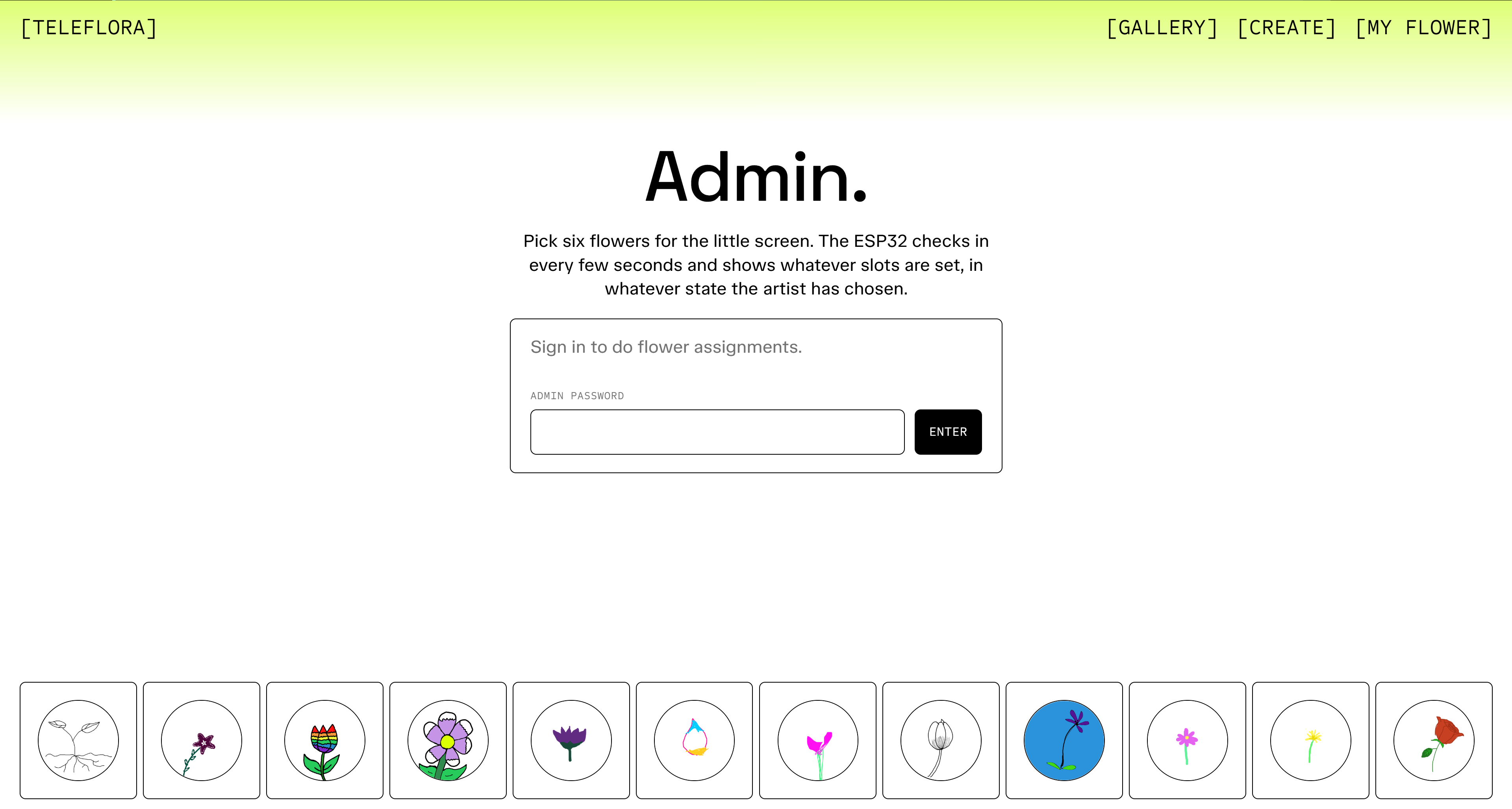 Teleflora web interface image 6